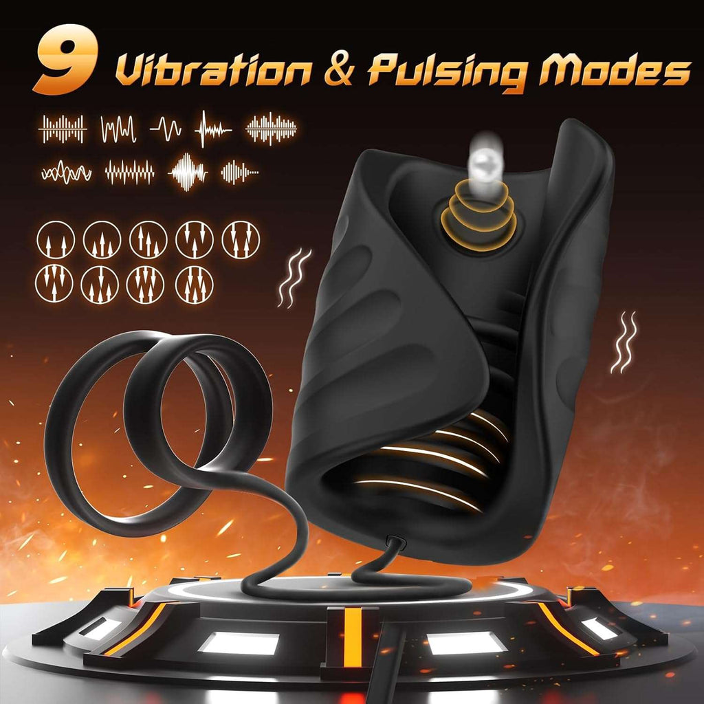 SensationLink Erection Strengthening Male Masturbator Ring