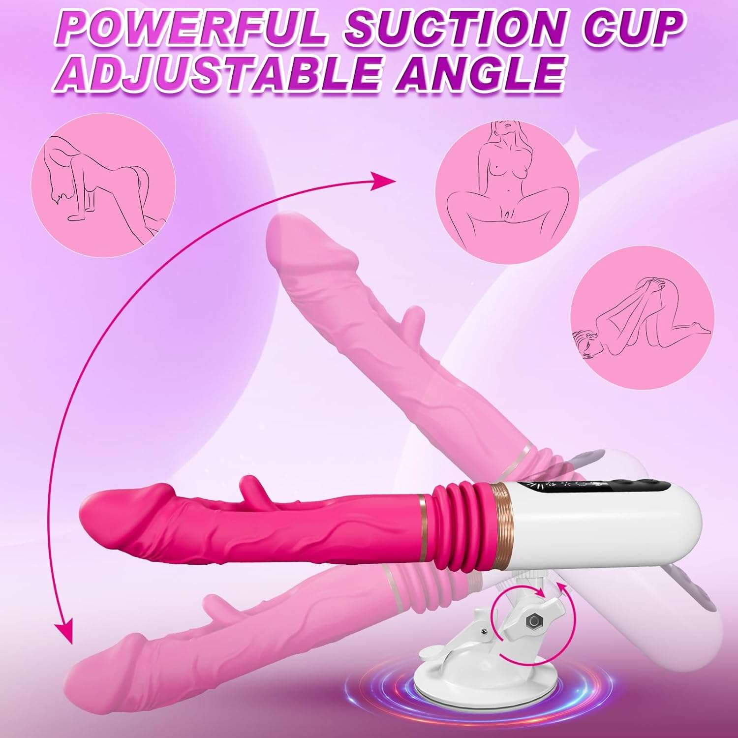 Serenity Automatic Vibrating Dildo Sex Machine