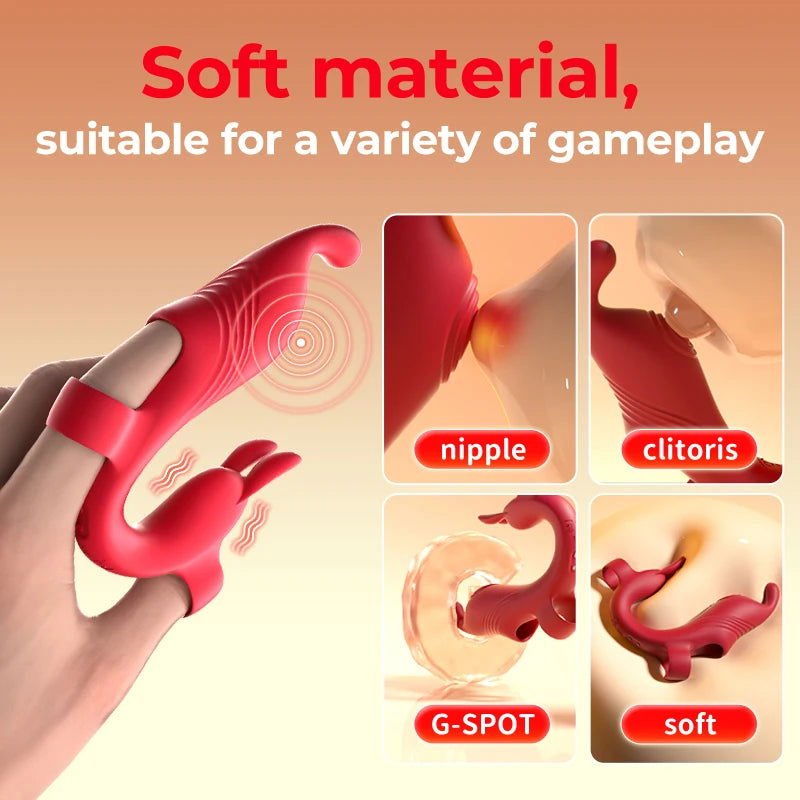 SerenityWave Max Satisfaction Clit Fingering Vibrator