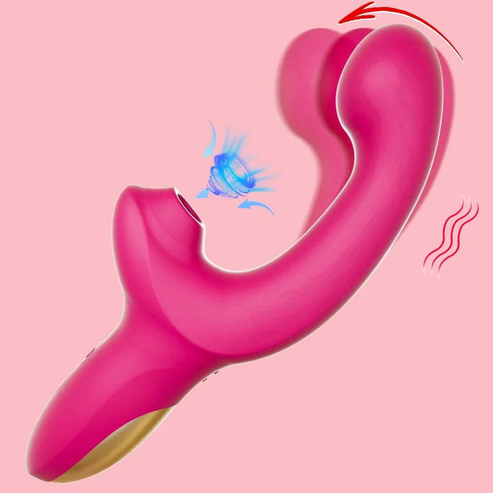 SuctionCurve Rabbit Suction Vibrator for Women