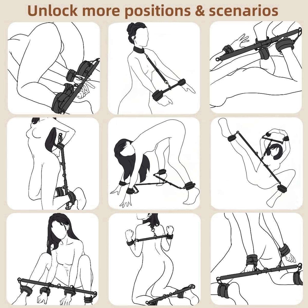 SpreaderControl BDSM Spreader Bar Restraints