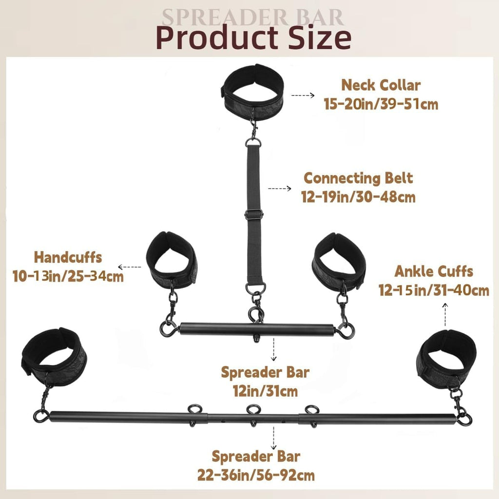 SpreaderControl BDSM Spreader Bar Restraints