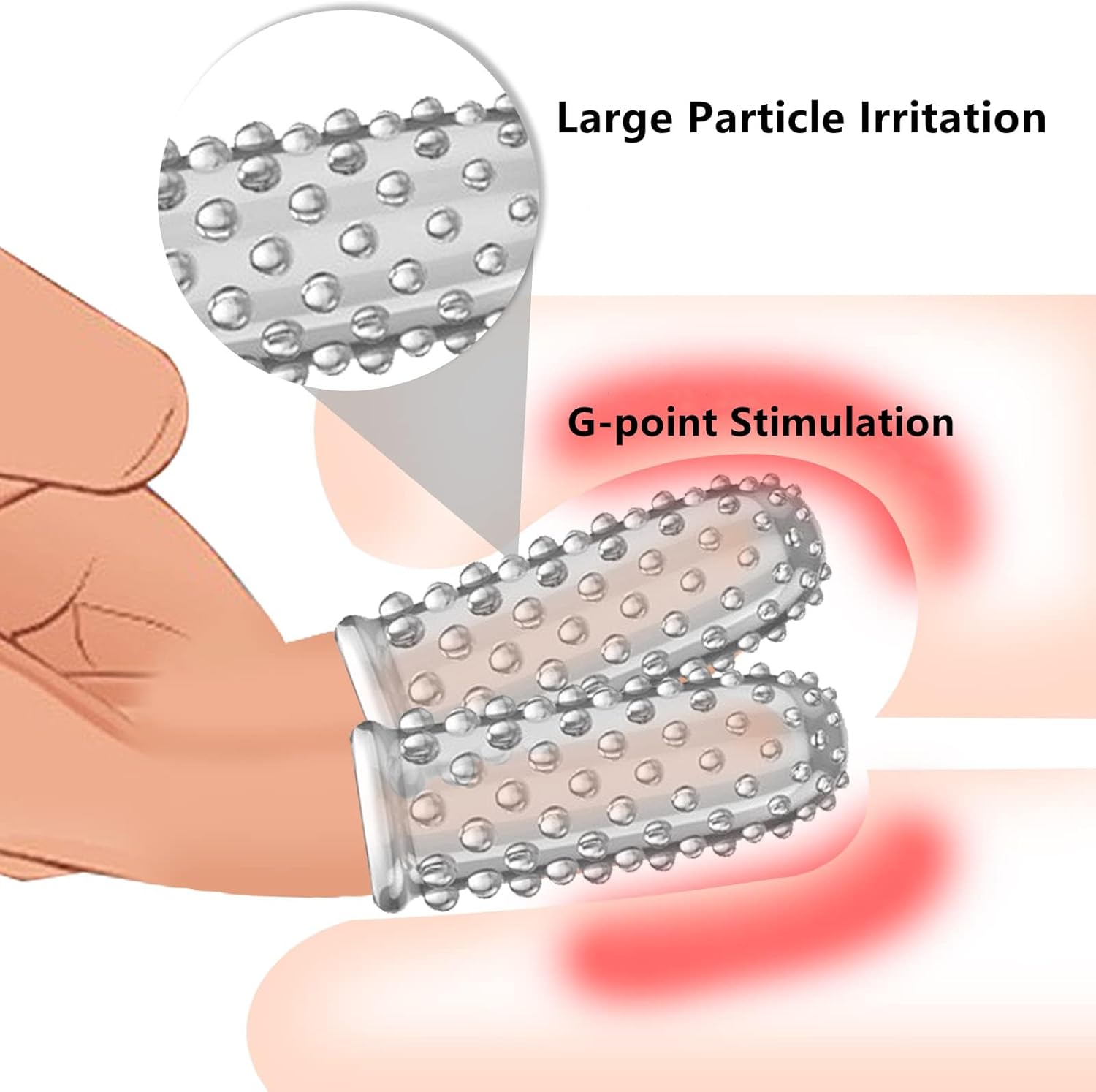 StimulatingFingers Spiked Fingers G-Spot Stimulators