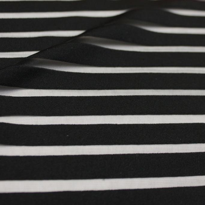 Striped Stretch Mesh Fabric | Blue Moon Fabrics