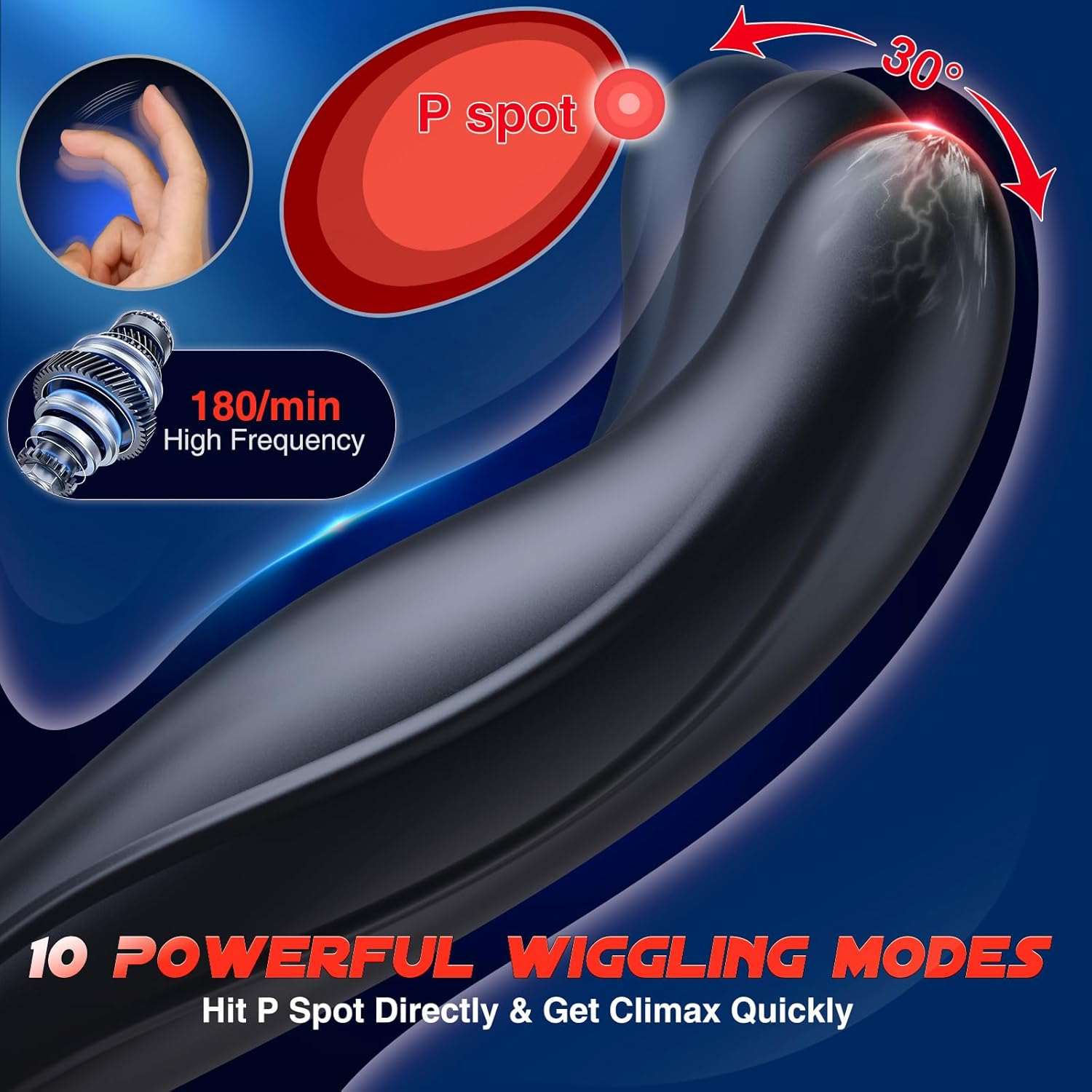 SwiftVibe Remote Control Prostate Massager Ring
