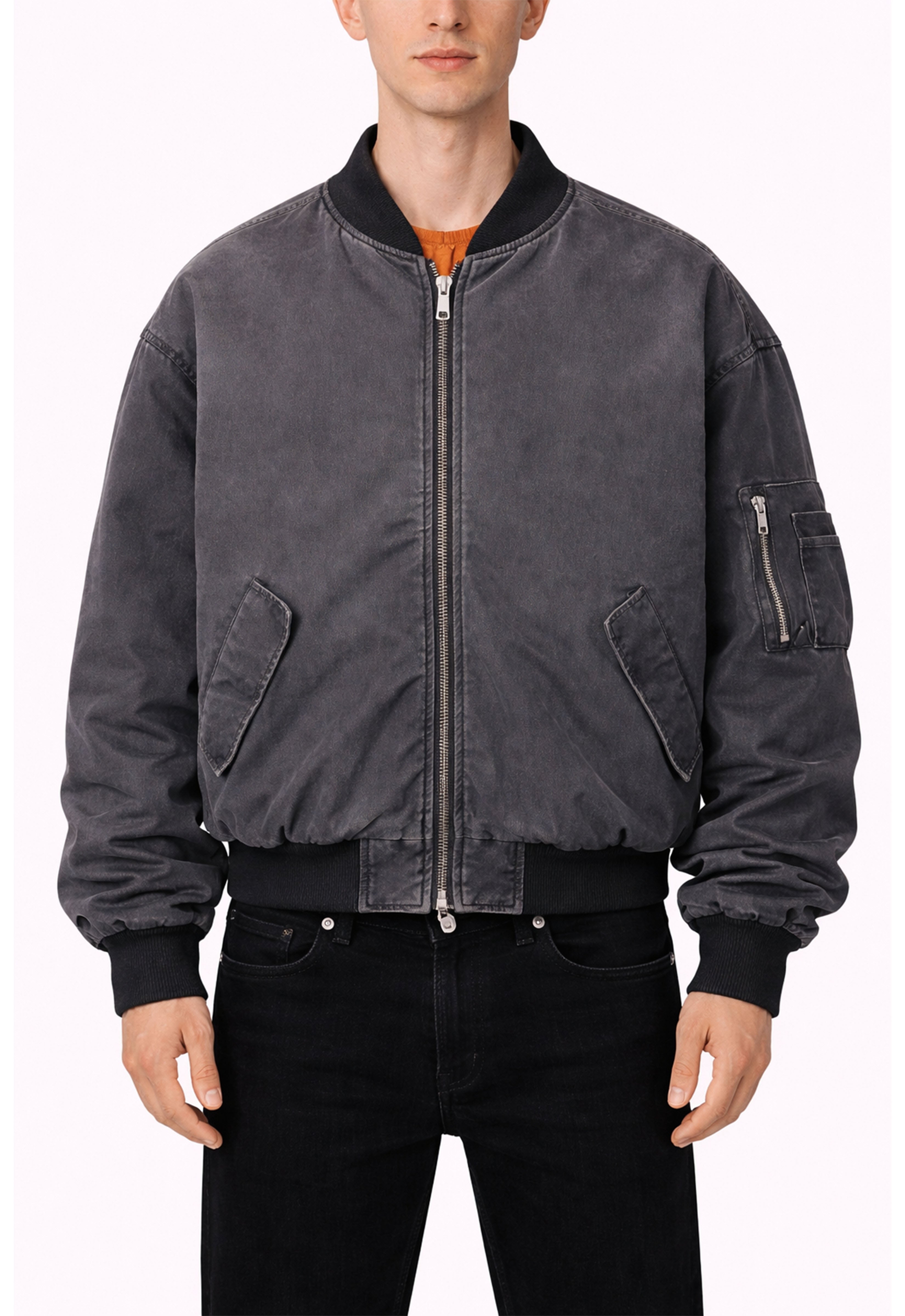 VINTAGE BOMBER JACKET MA1 [BLACK]