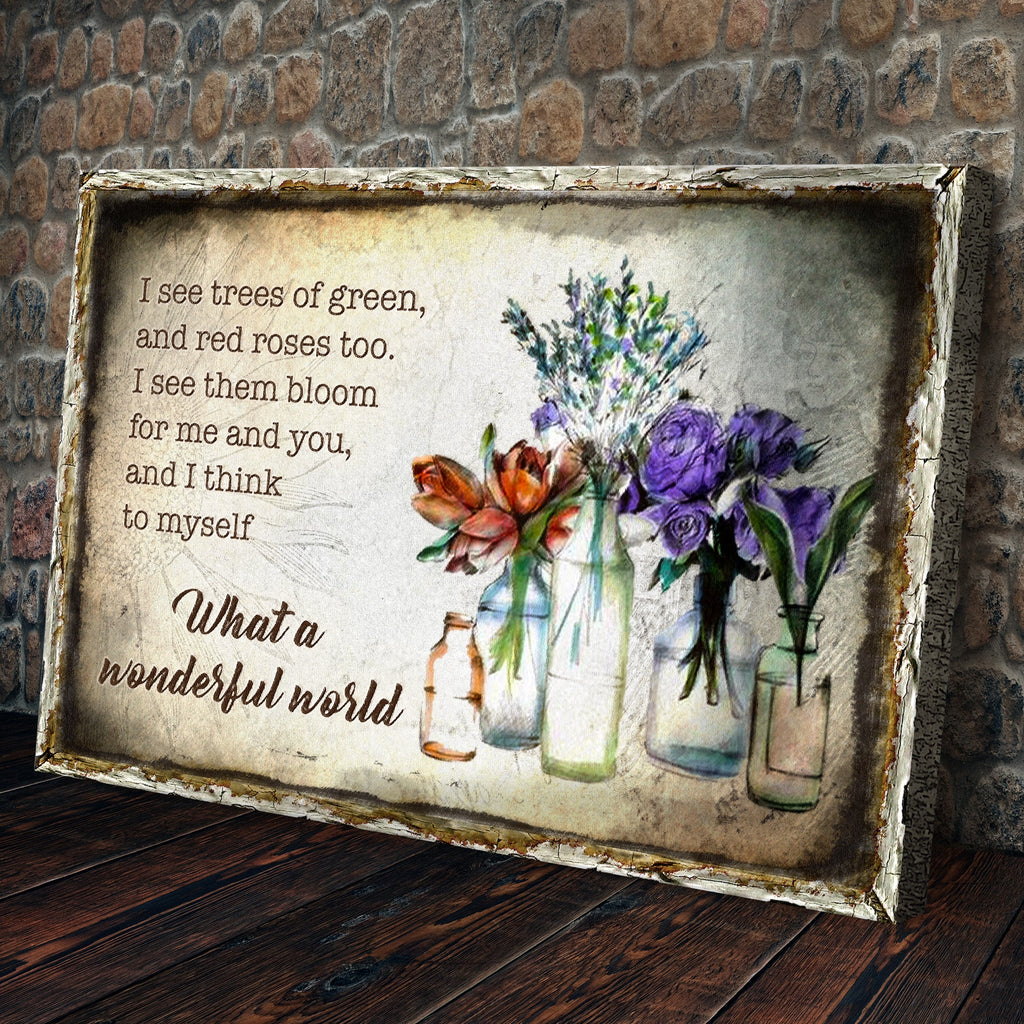 What A Wonderful World Sign VIII