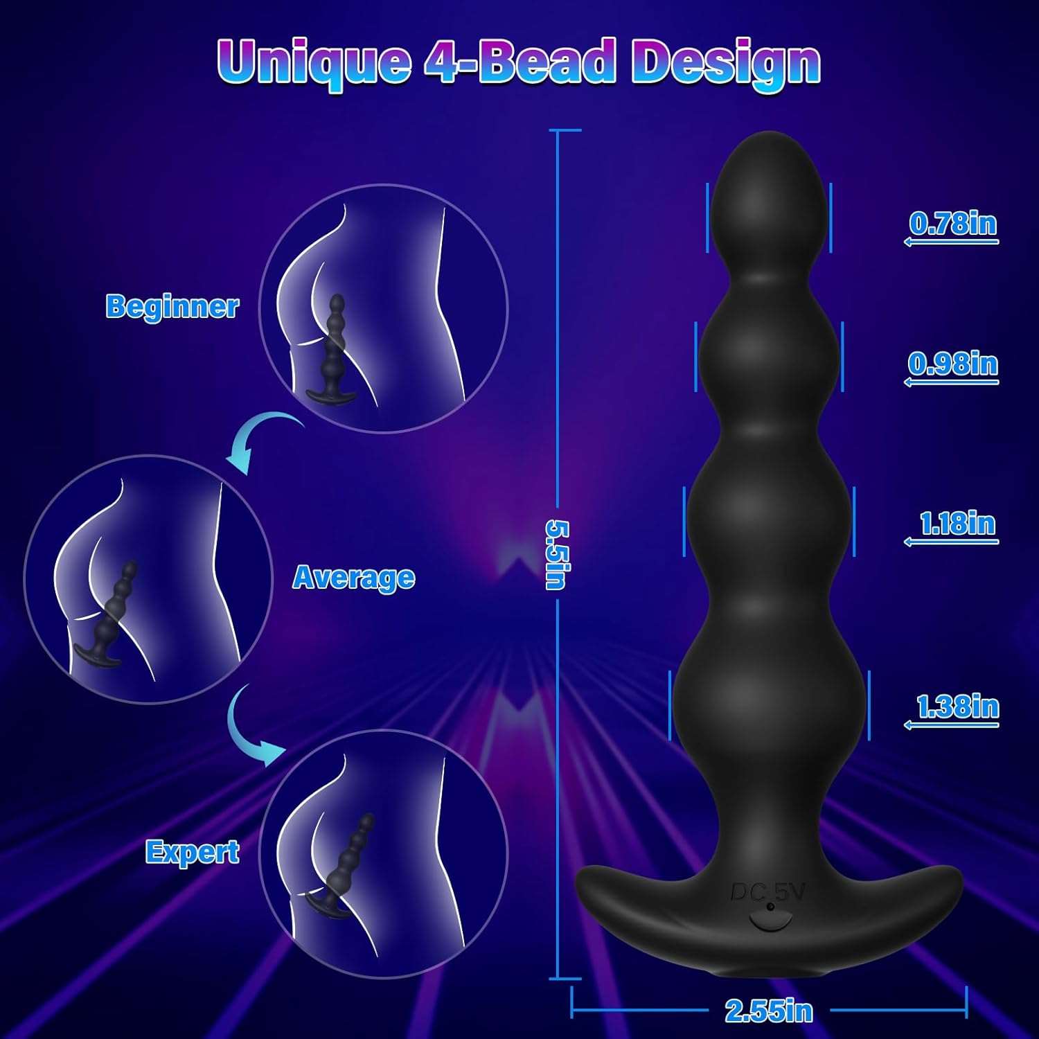 ThrustLink App Control Anal Beads Prostate Massager