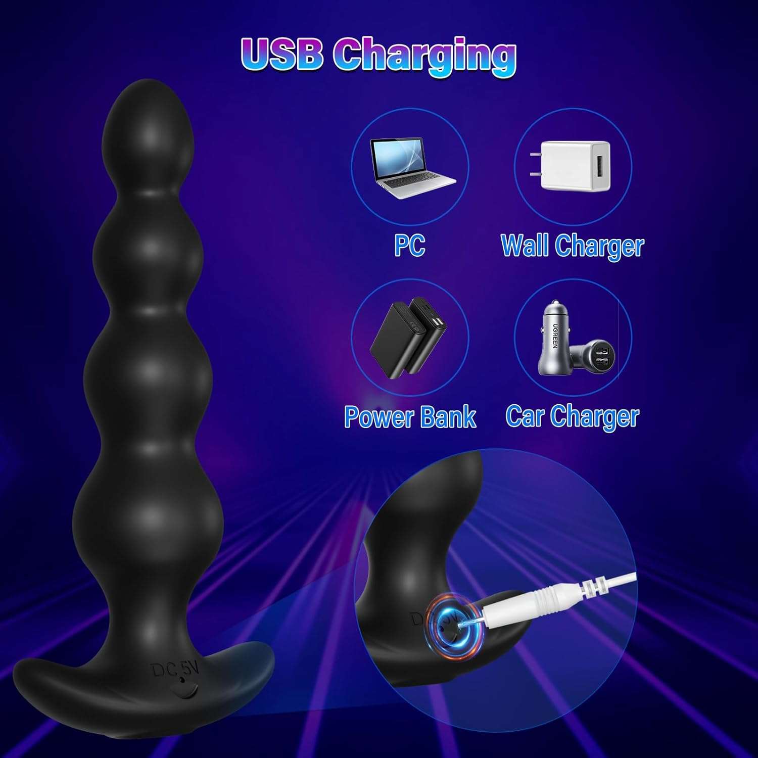 ThrustLink App Control Anal Beads Prostate Massager