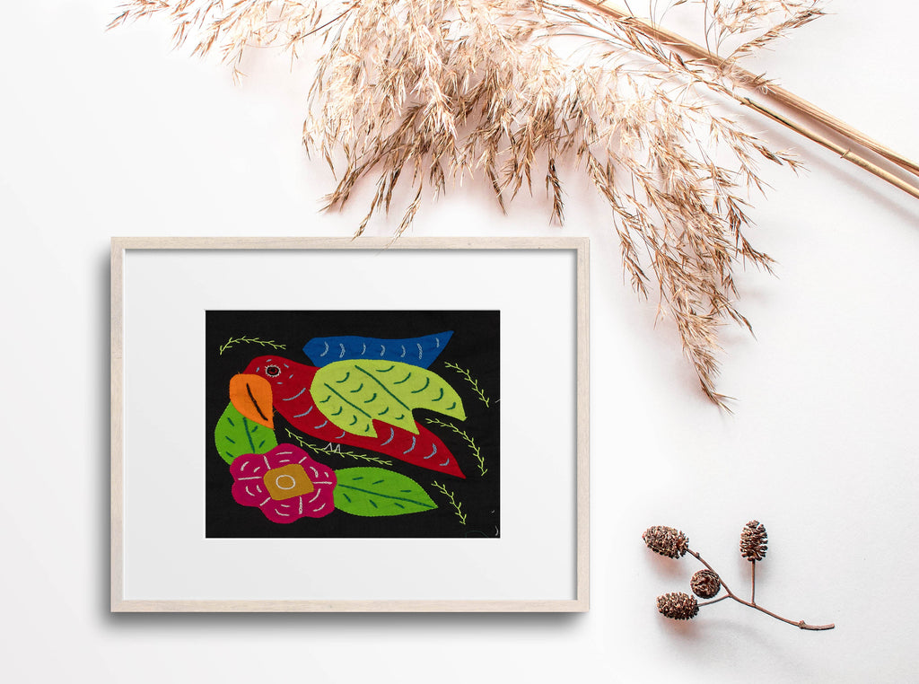 Multi-Color Parrot Bird Red And Green Molita