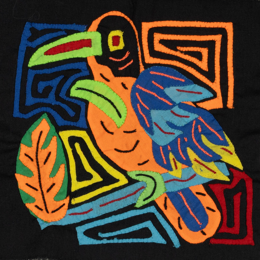 Multi-Color Parrot Bird Blue And Orange Molita