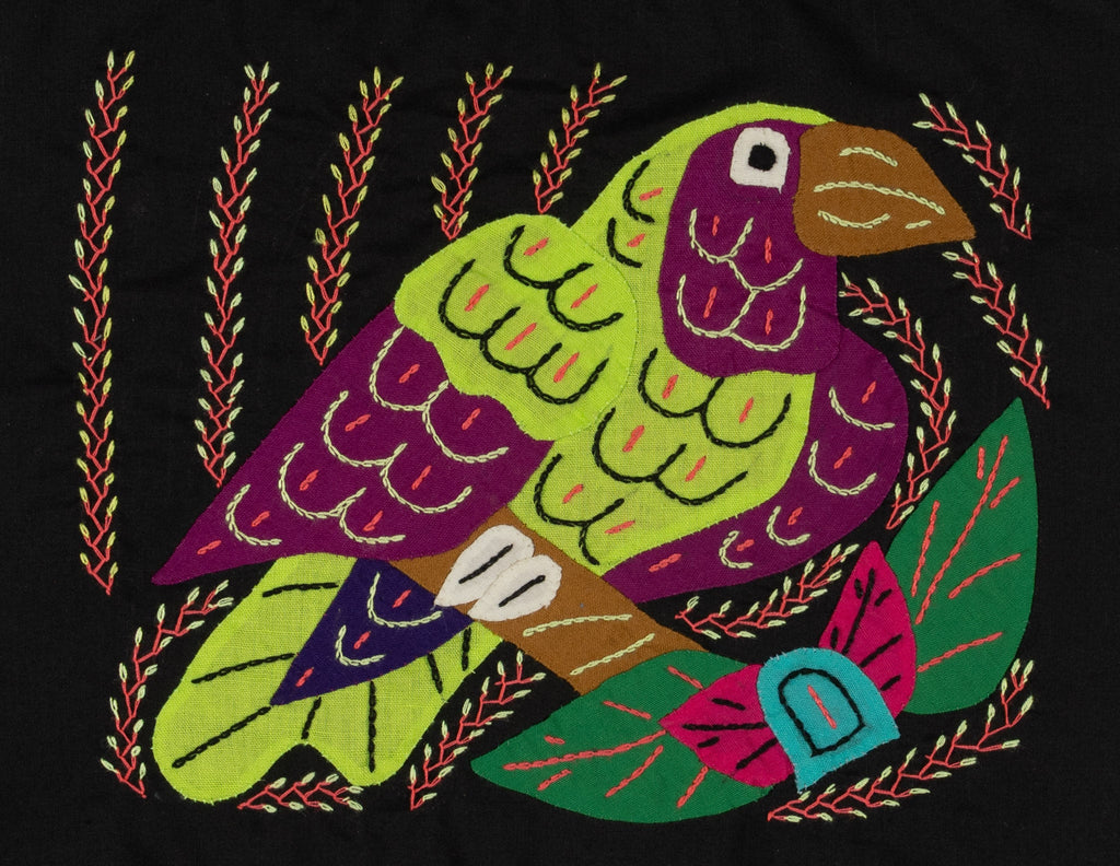 Multi-Color Parrot Bird Green And Purple Molita