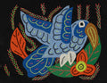 Multi-Color Bird Blue And Orange Molita