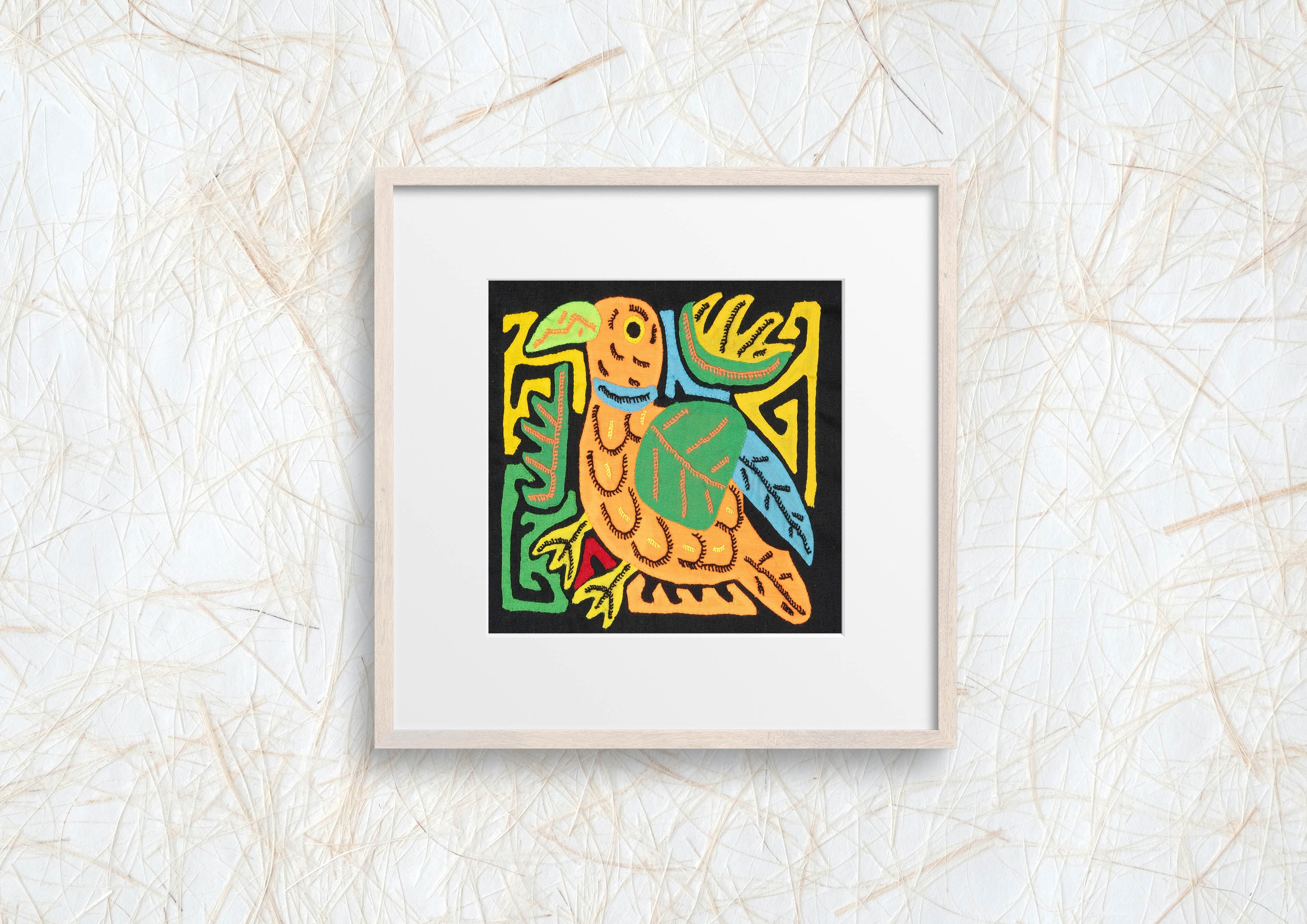 Multicolor Orange Bird Molita