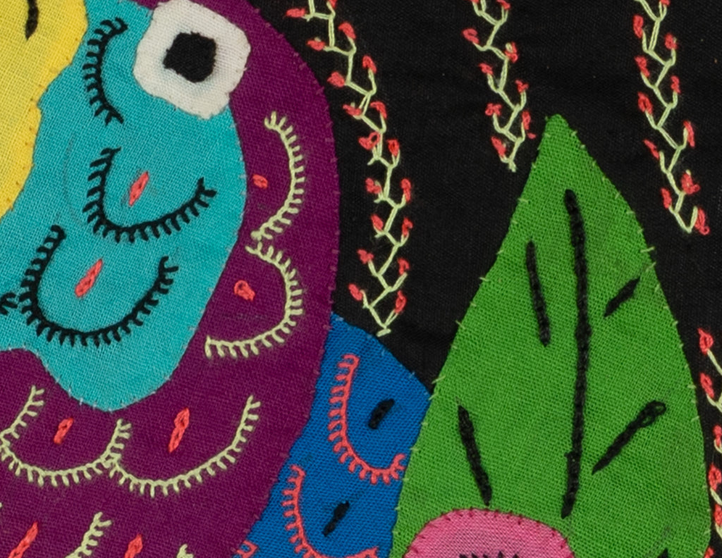 Multi-Color Bird Blue And Purple Molita
