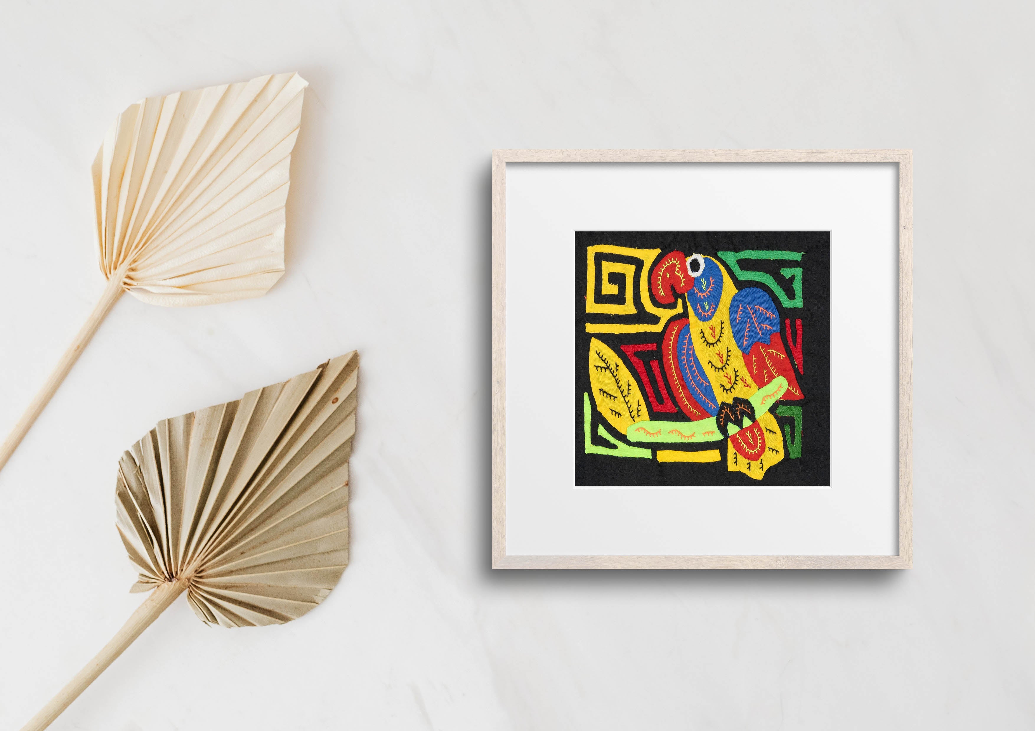 Yellow Blue And Red Bird Molita