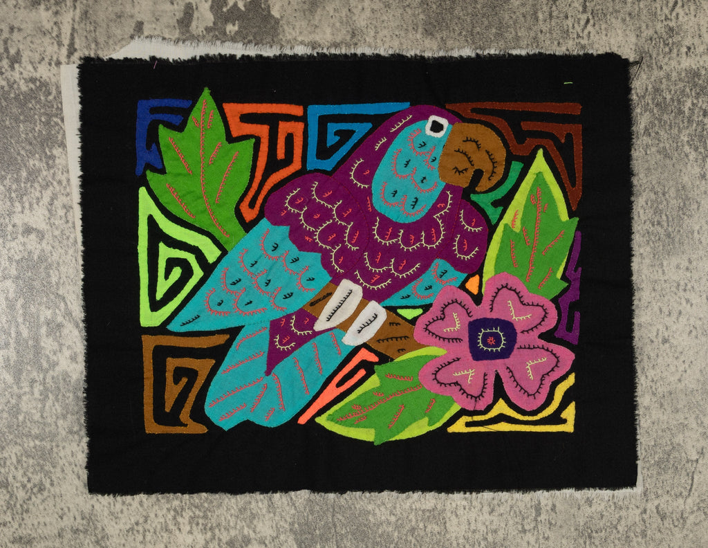 Multi-Color Bird Purple And Blue Molita