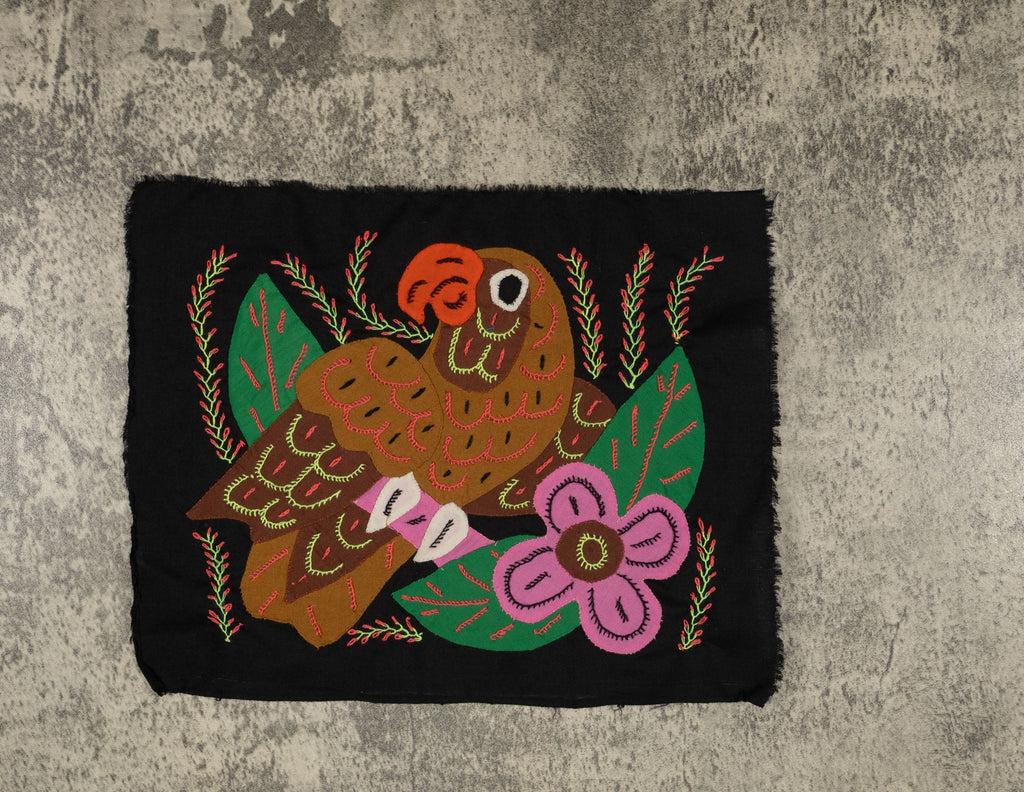 Multi-Color Parrot Bird Pink And Brown Molita