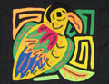 Multicolor Yellow Red And Blue Bird Molita