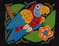 Multi-Color Parrot Bird Blue And Red Molita
