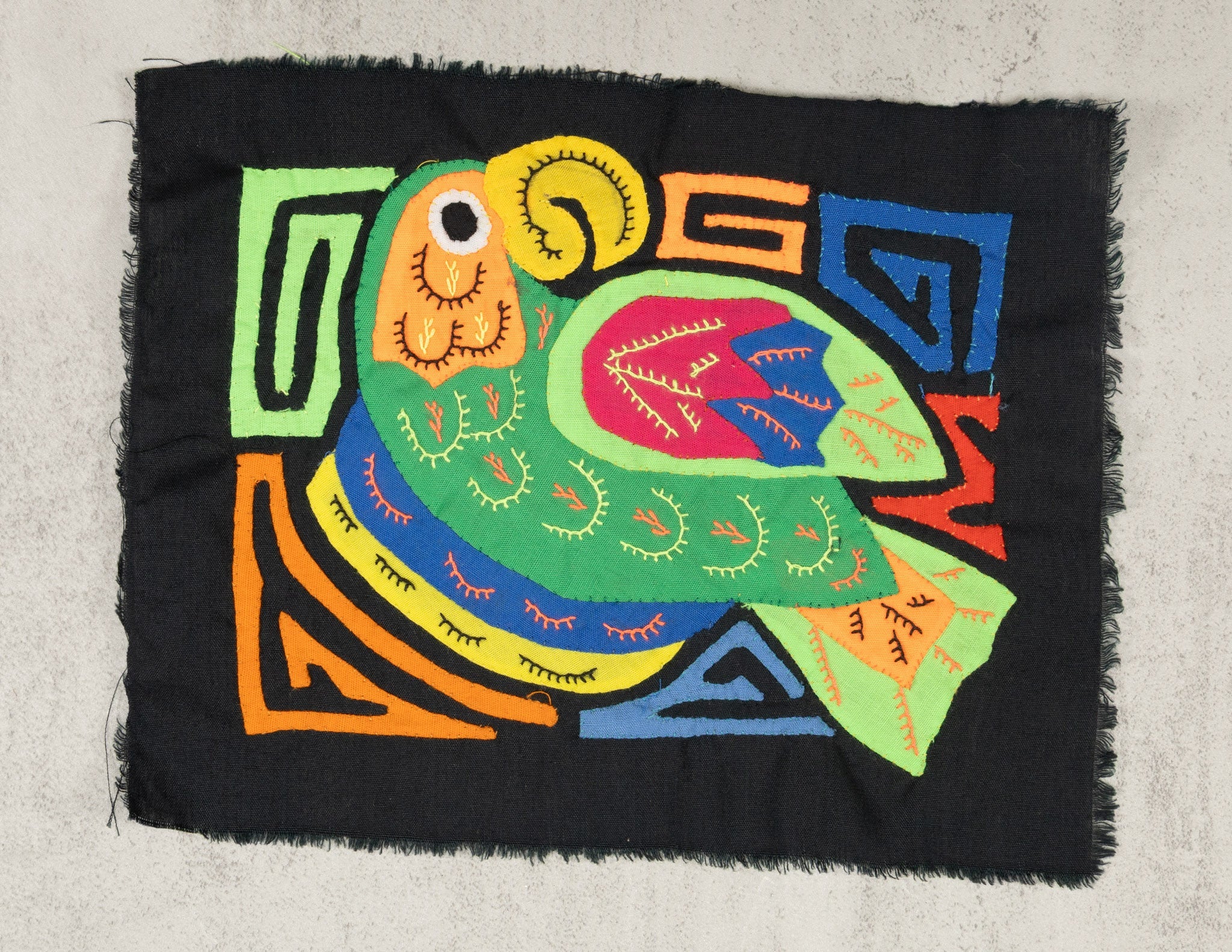 Multicolor Orange And Green Bird Molita