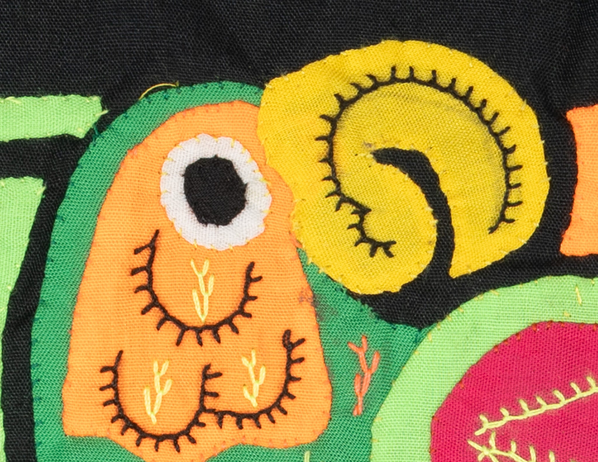 Multicolor Orange And Green Bird Molita