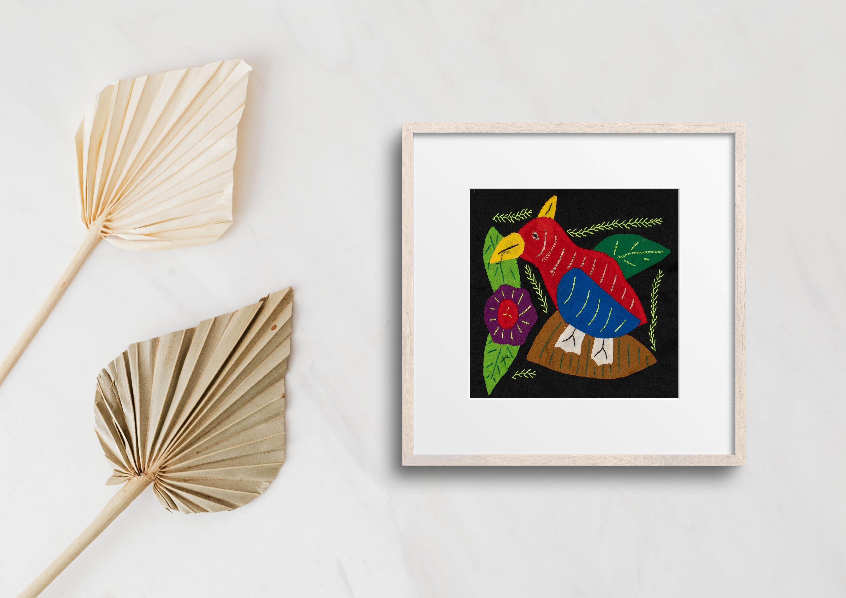 Multi-Color Parrot Bird Blue And Red Molita