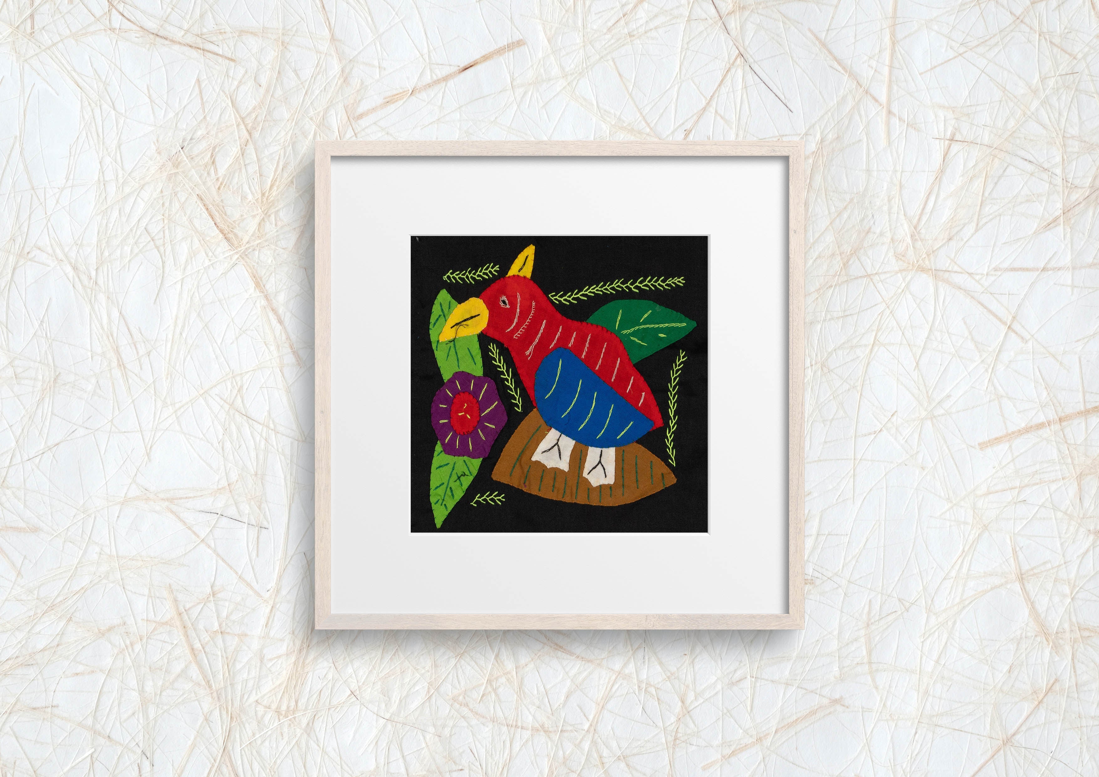 Multi-Color Parrot Bird Blue And Red Molita