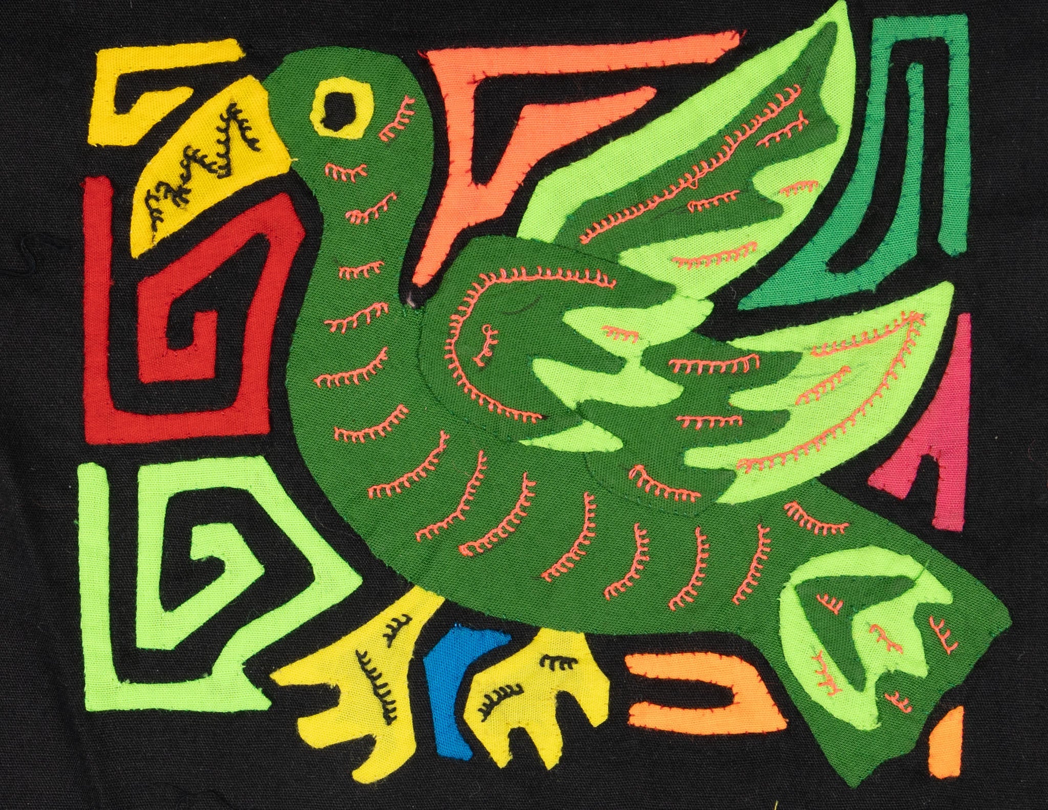 Multicolor Green Bird Molita