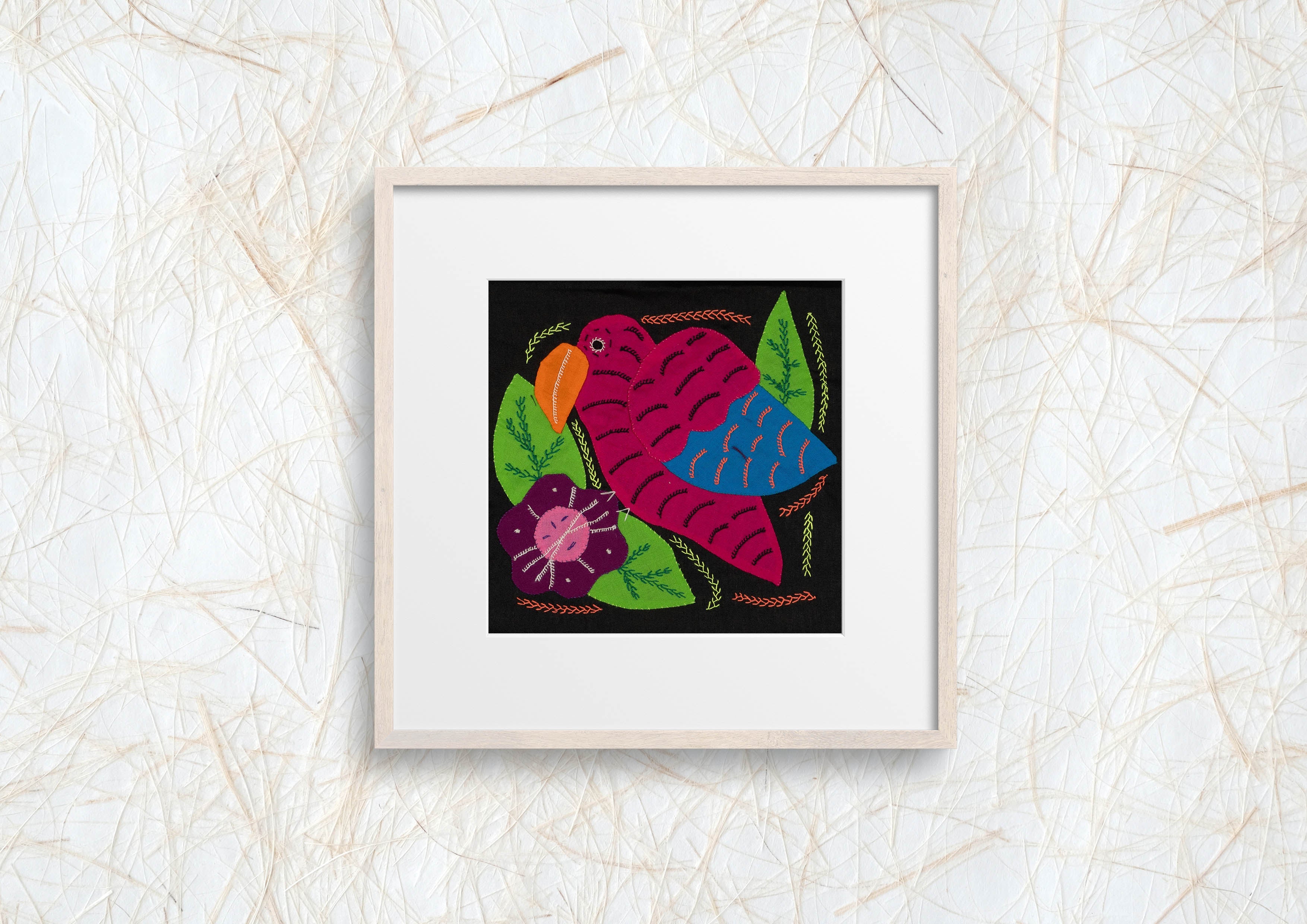 Multi-Color Parrot Bird Blue And Red Molita