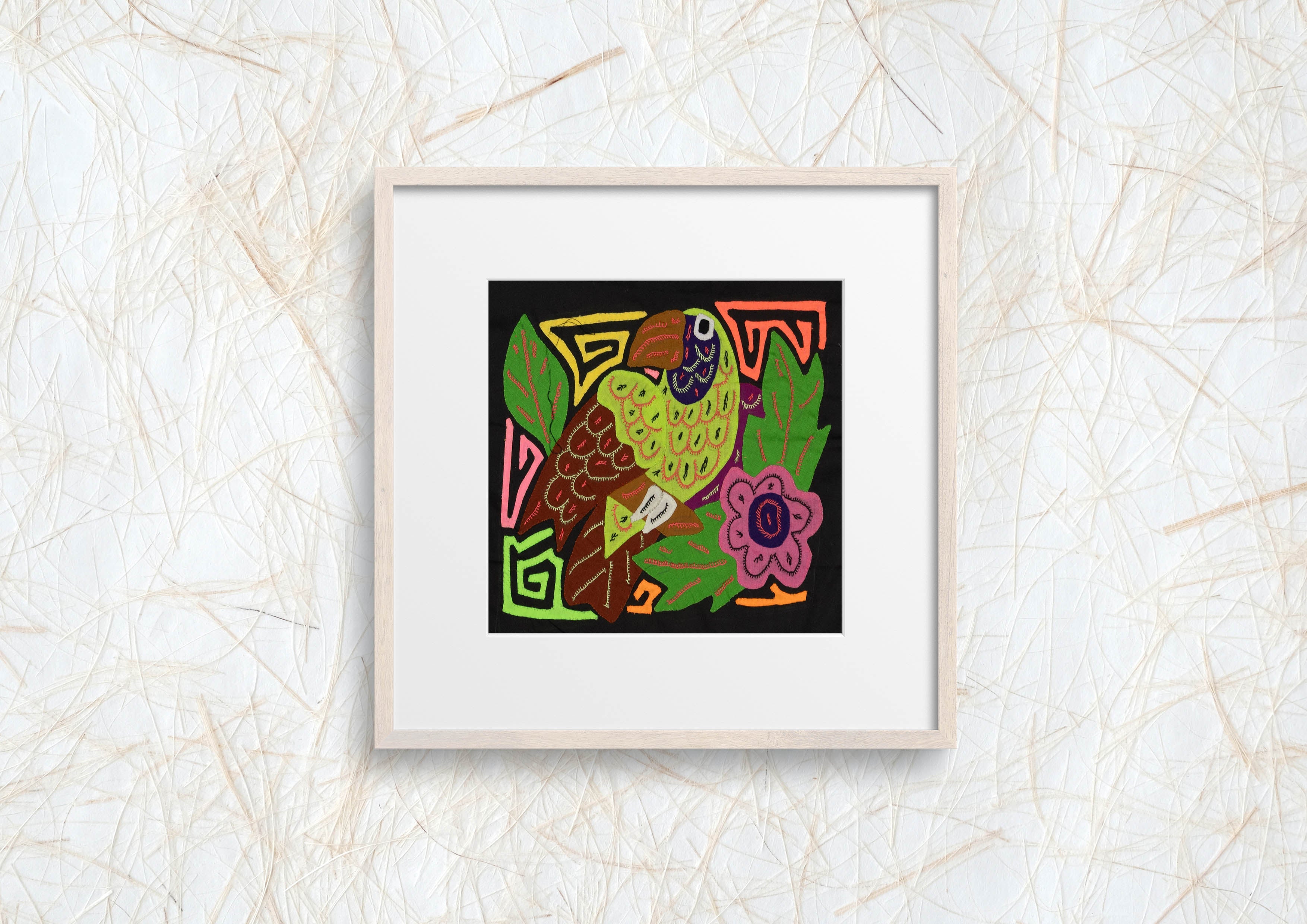 Multi-Color Bird Green And Purple Molita