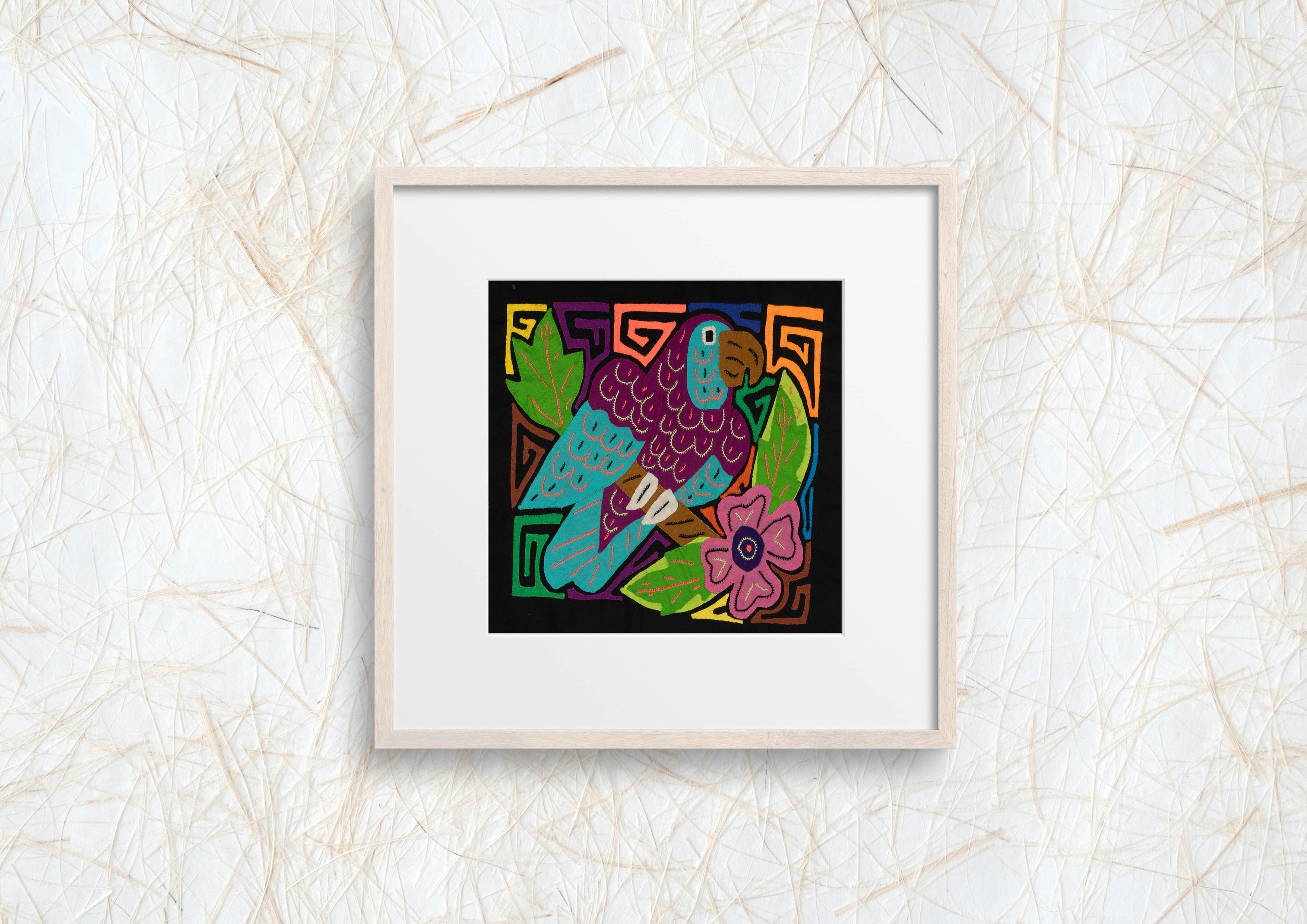 Multi-Color Bird Purple And Blue Molita