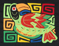 Green And Red Bird Molita