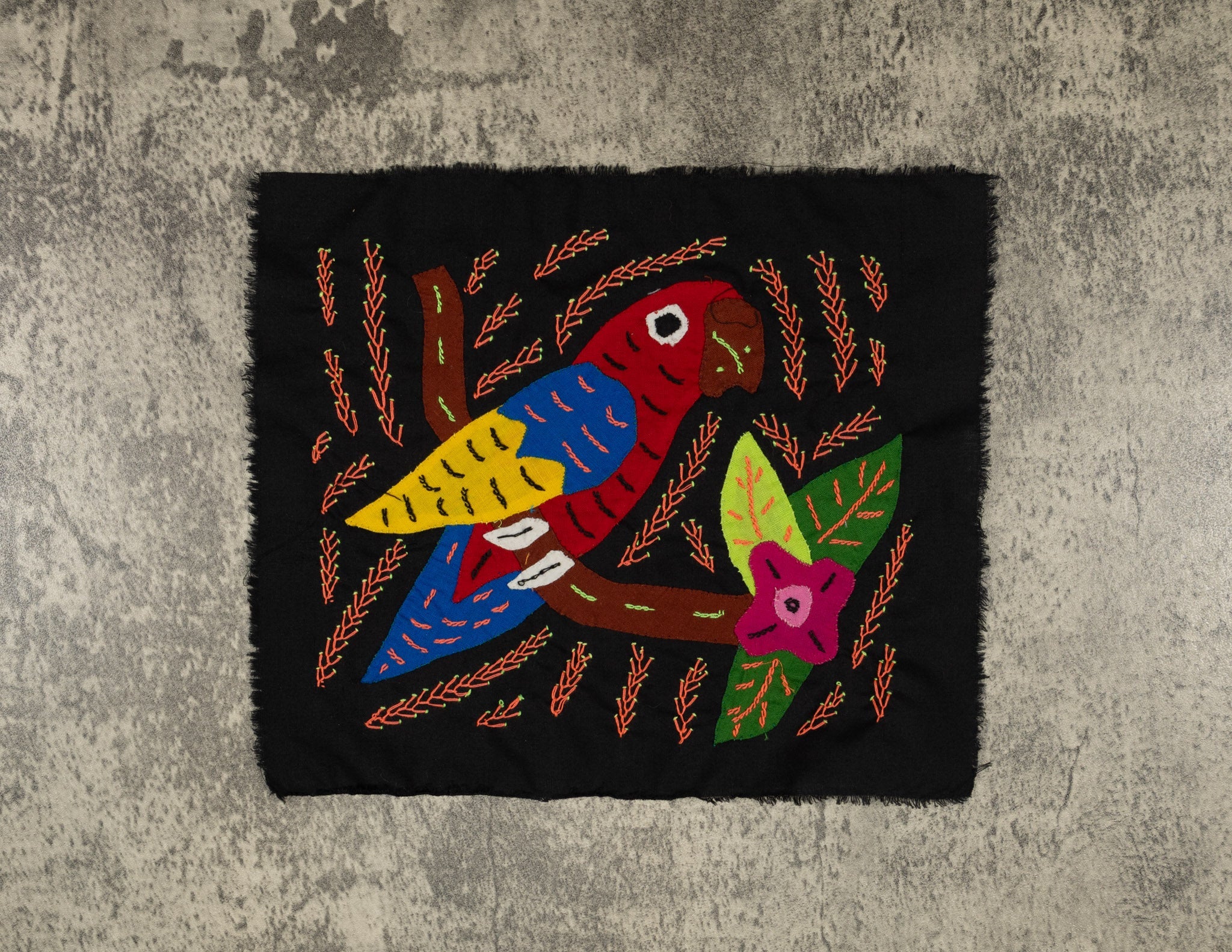 Multi-Color Parrot Bird Red And Blue Molita
