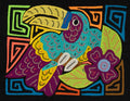 Multi-Color Toucan Bird Blue And Purple Molita