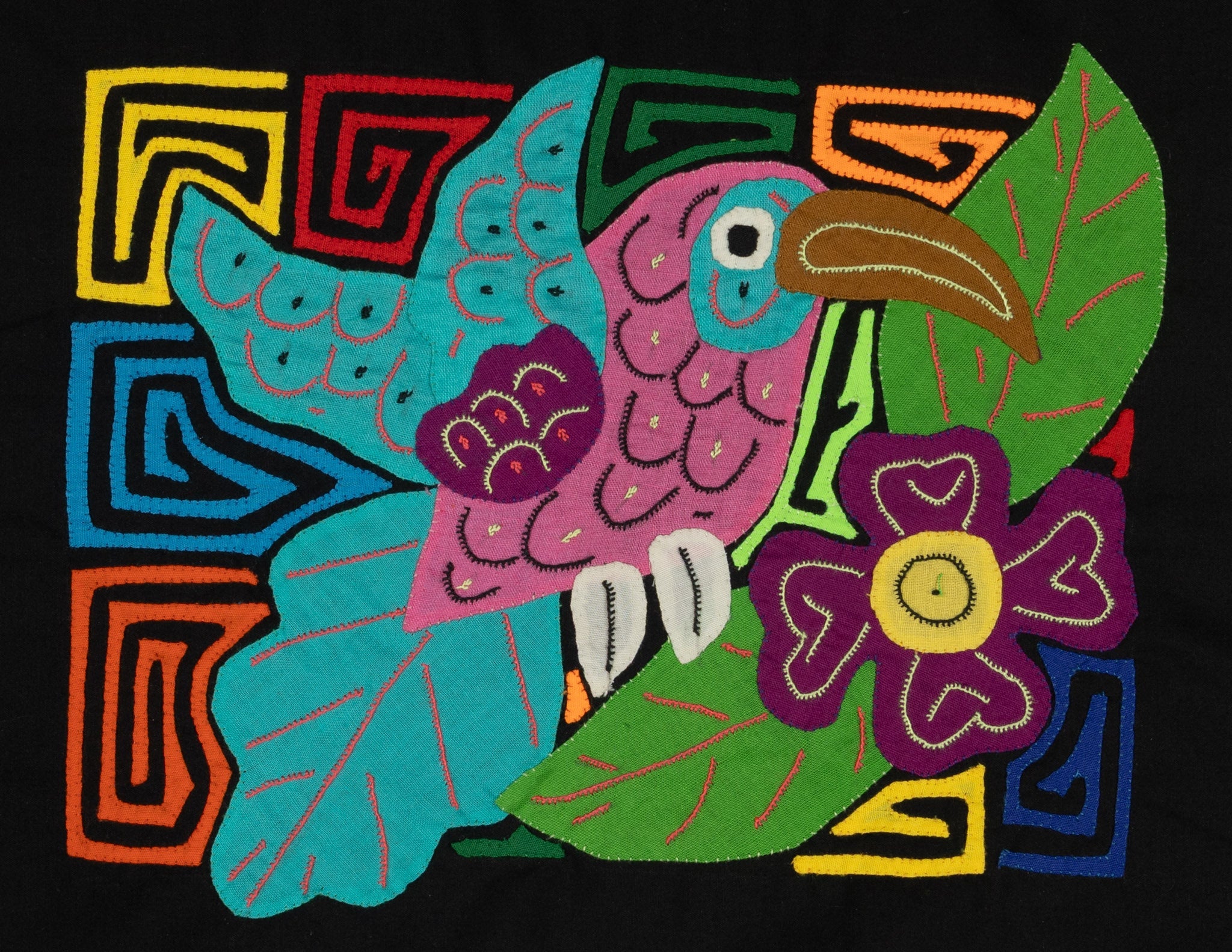Multi-Color Hummingbird Bird Blue And Pink Molita