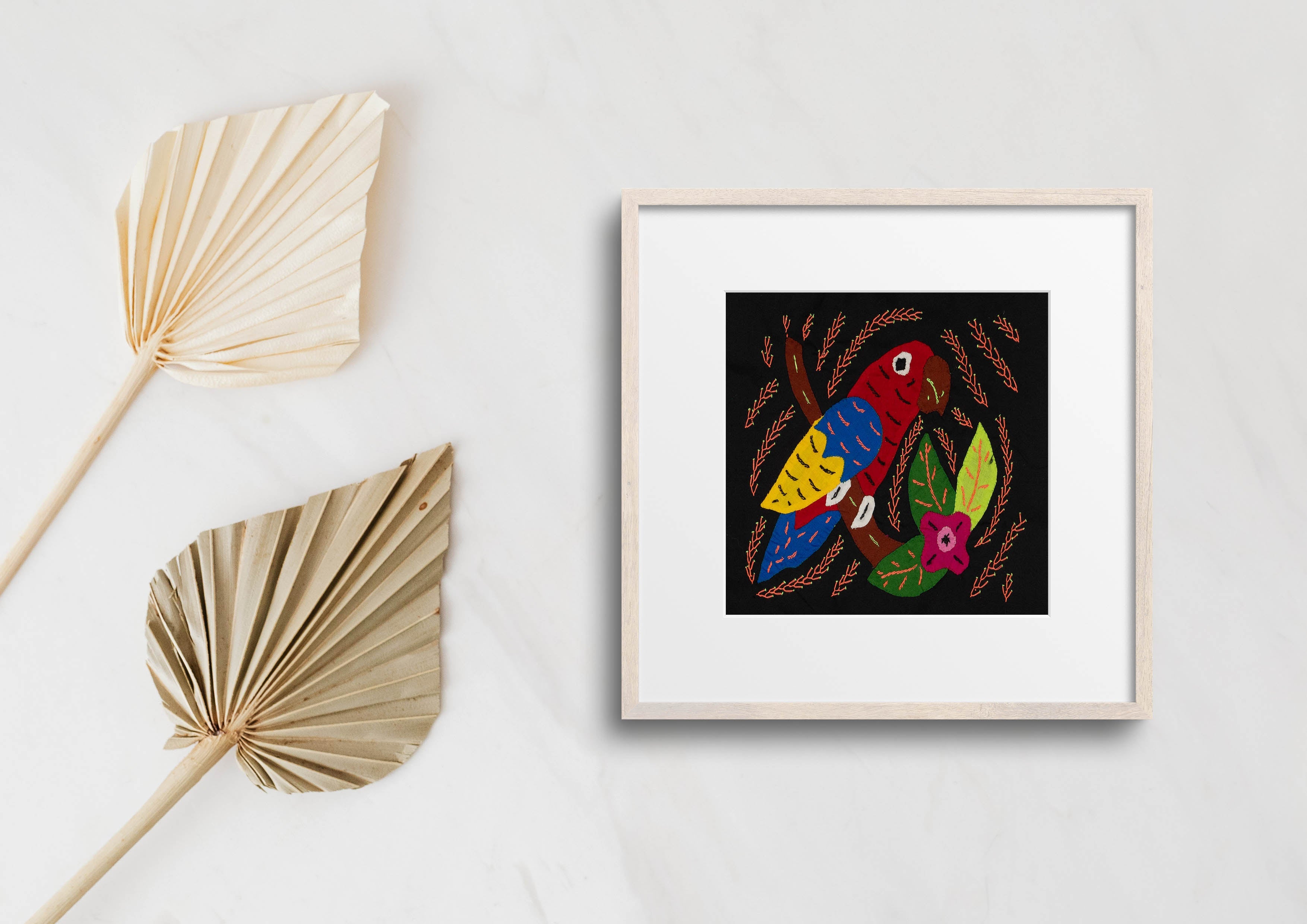 Multi-Color Parrot Bird Blue And Red Molita