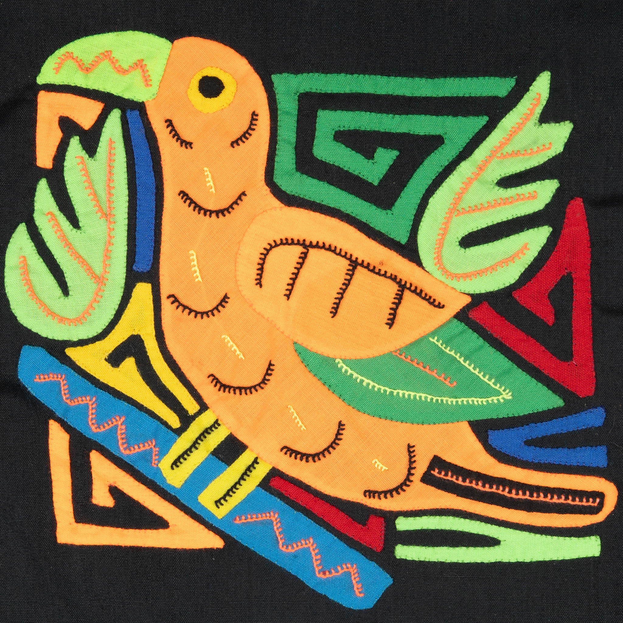 Orange And Green Bird Molita