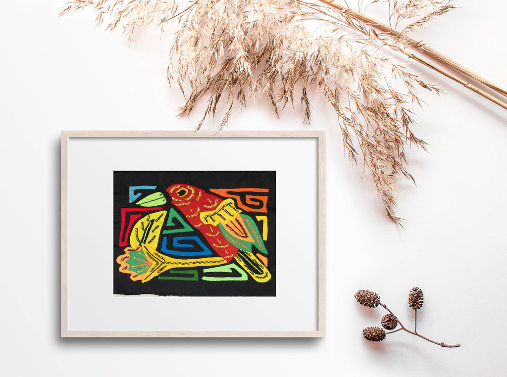 Multicolor Red And Yellow Bird Molita