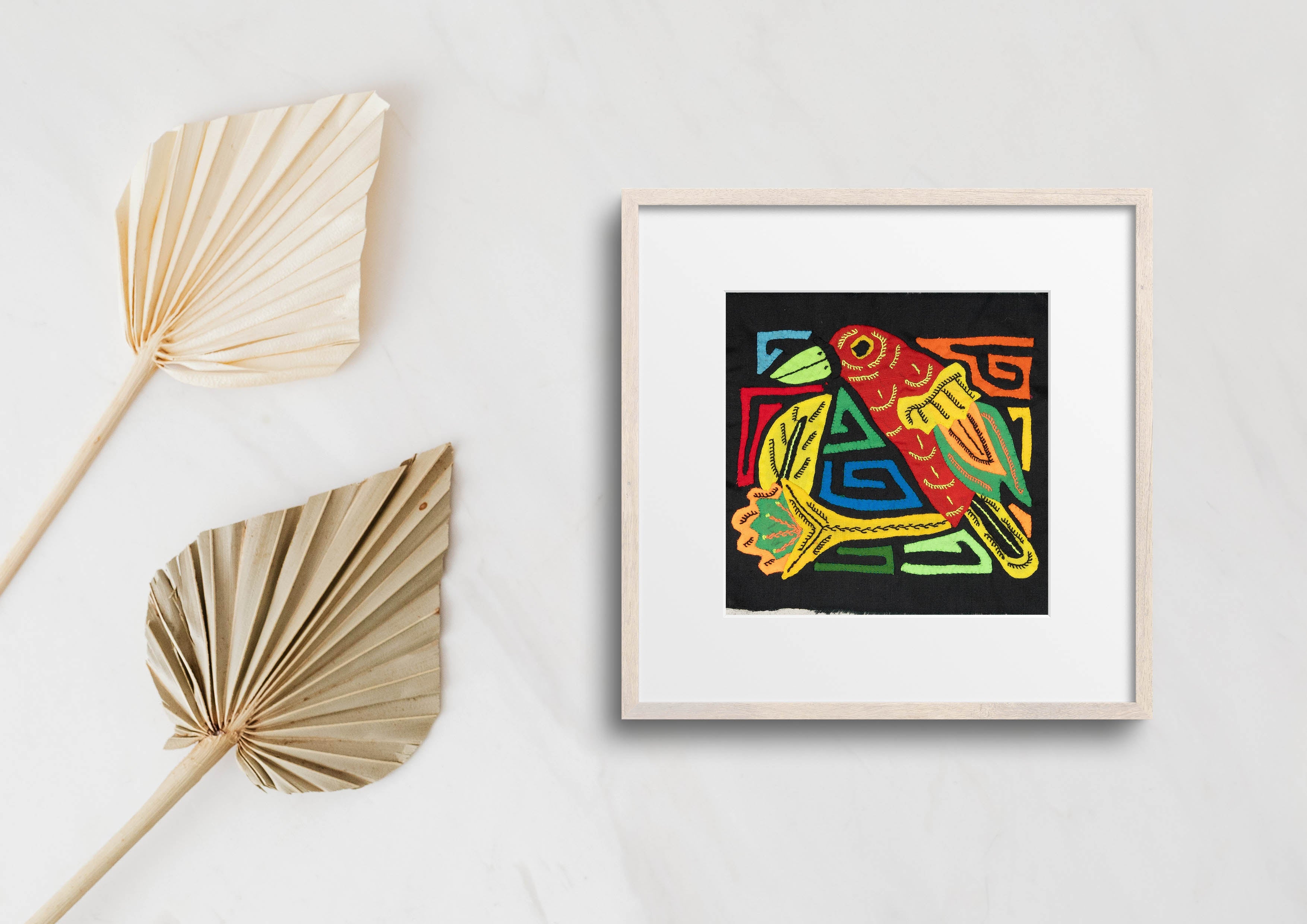 Multicolor Red And Yellow Bird Molita