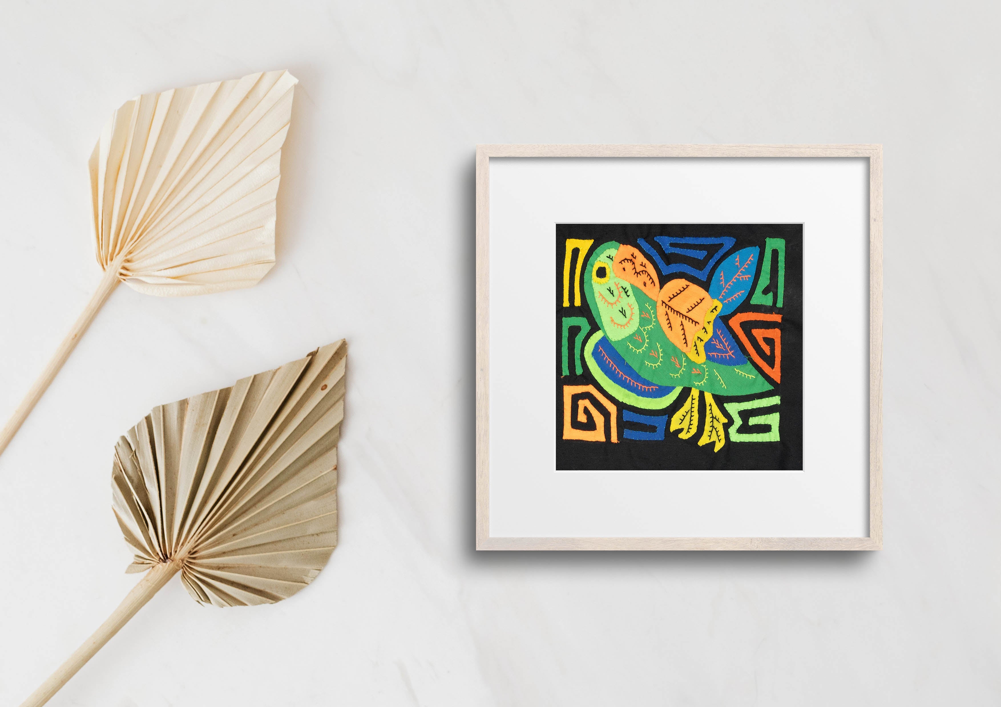 Multicolor Orange Blue And Green Bird Molita