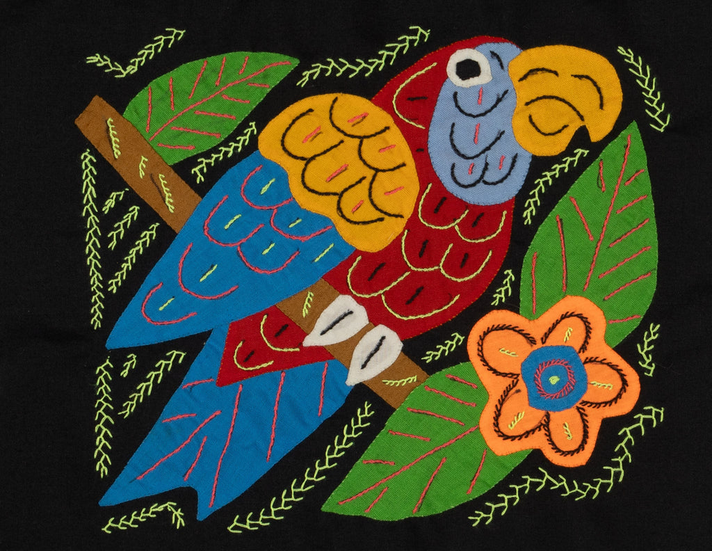 Multi-Color Parrot Bird Red And Blue Molita
