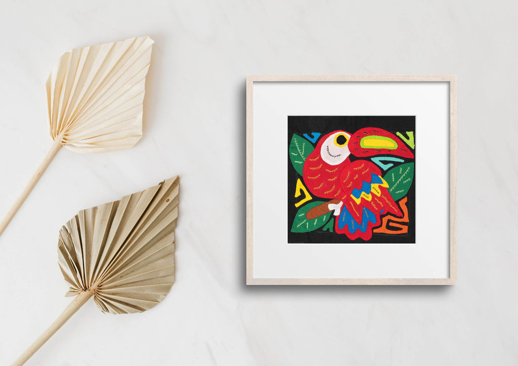 Multicolor Red And Blue Toucan Bird Molita