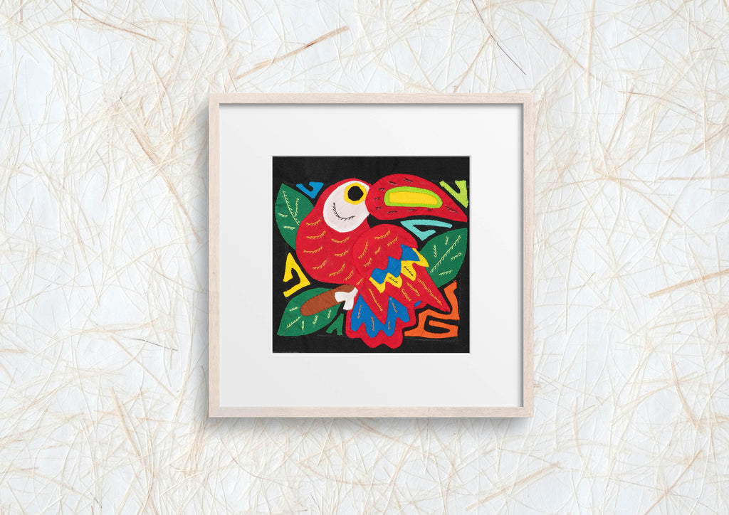 Multicolor Red And Blue Toucan Bird Molita