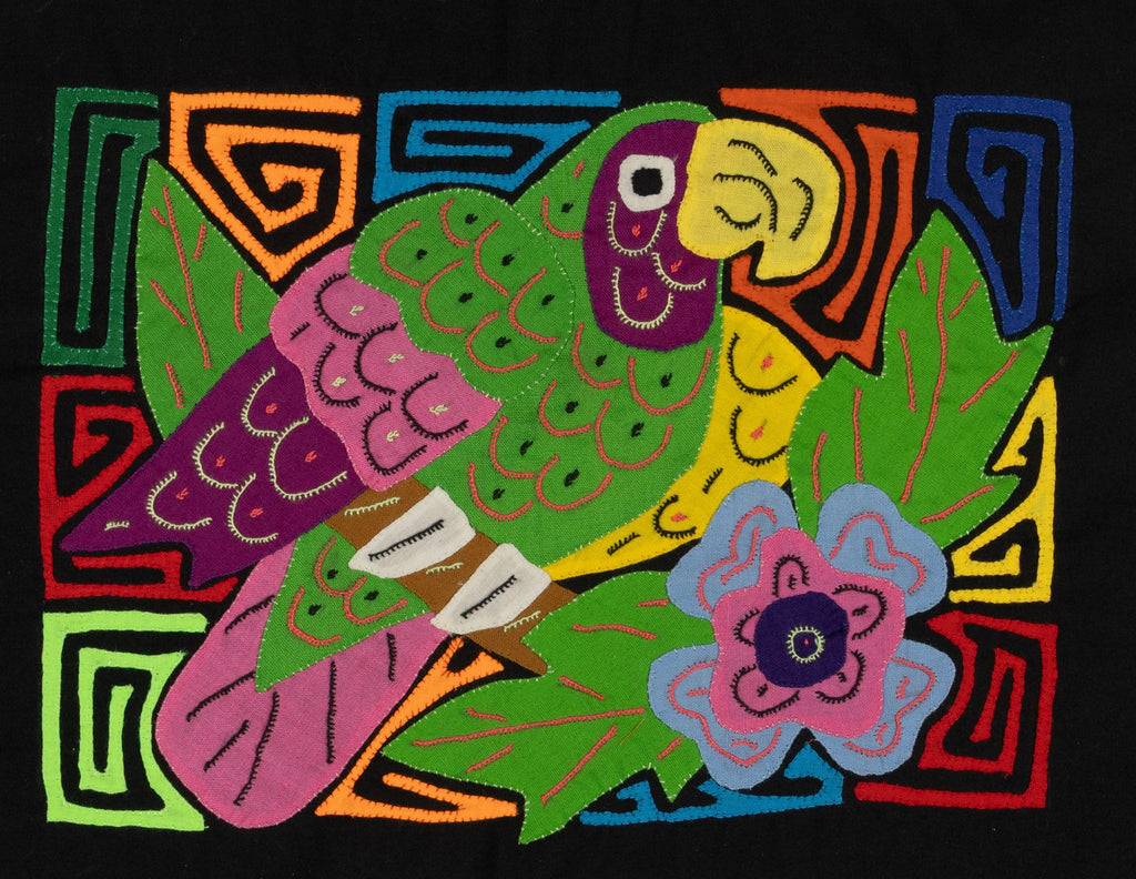Multi-Color Parrot Bird Green And Pink Molita