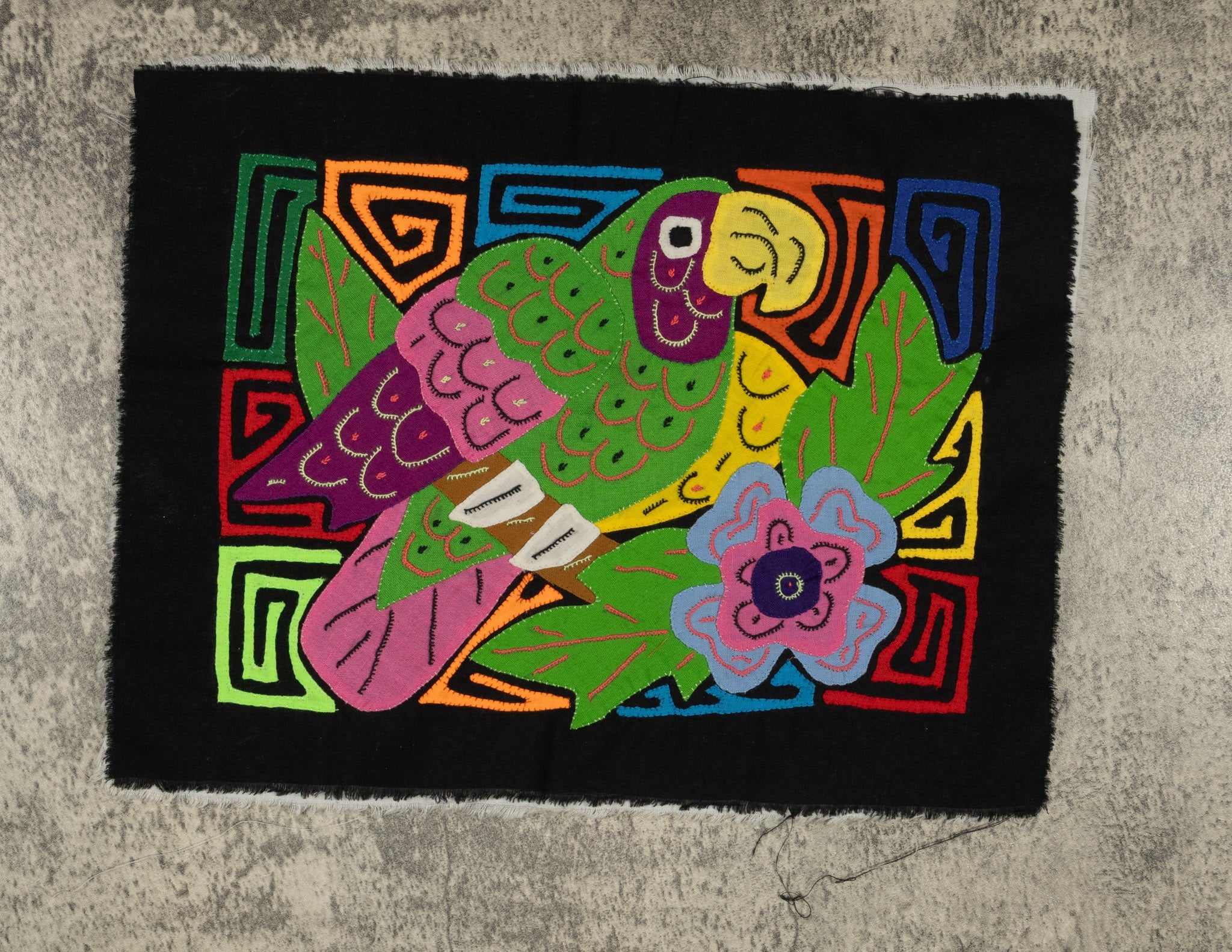 Multi-Color Parrot Bird Green And Pink Molita
