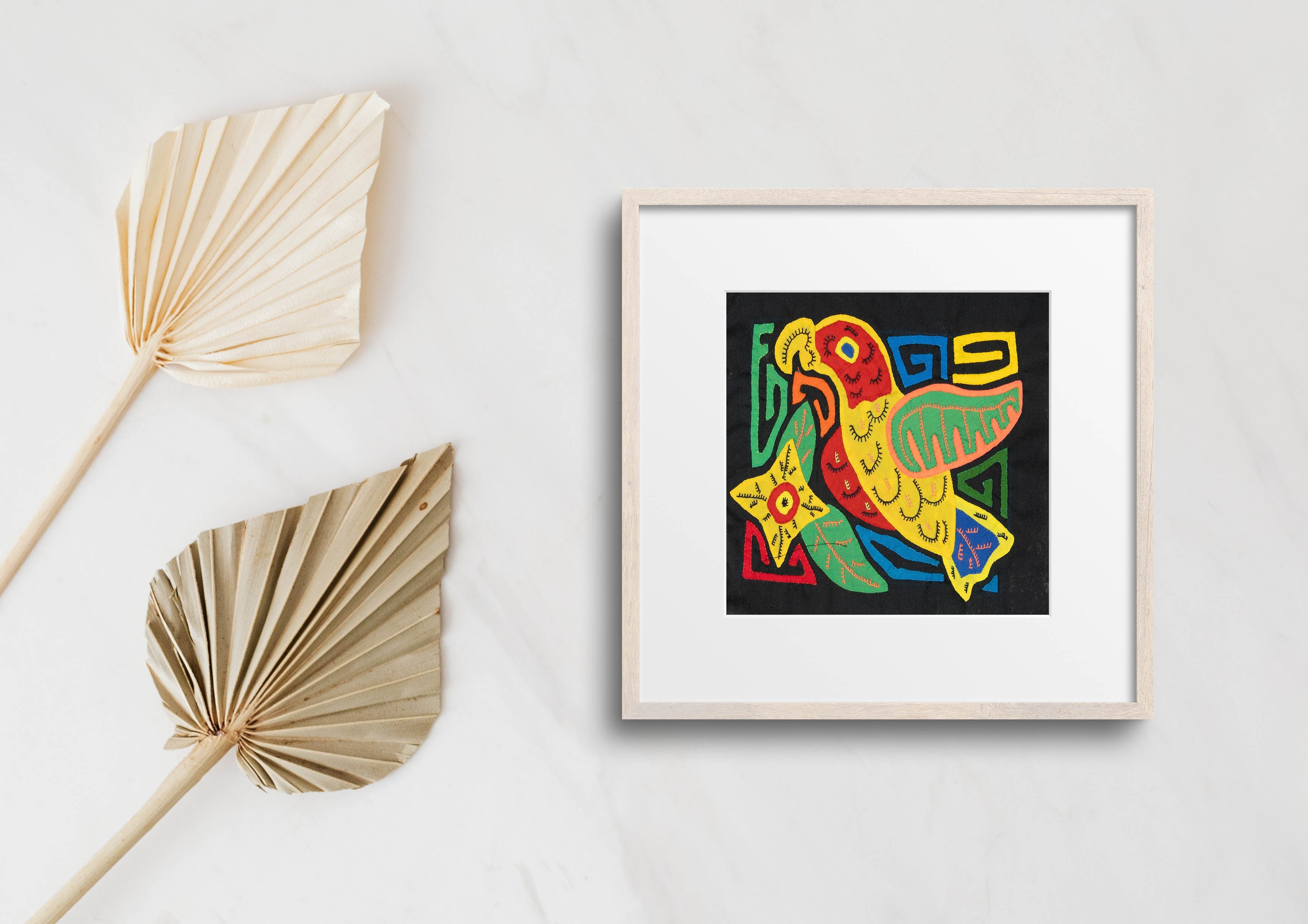 Multicolor Red And Yellow Bird Molita