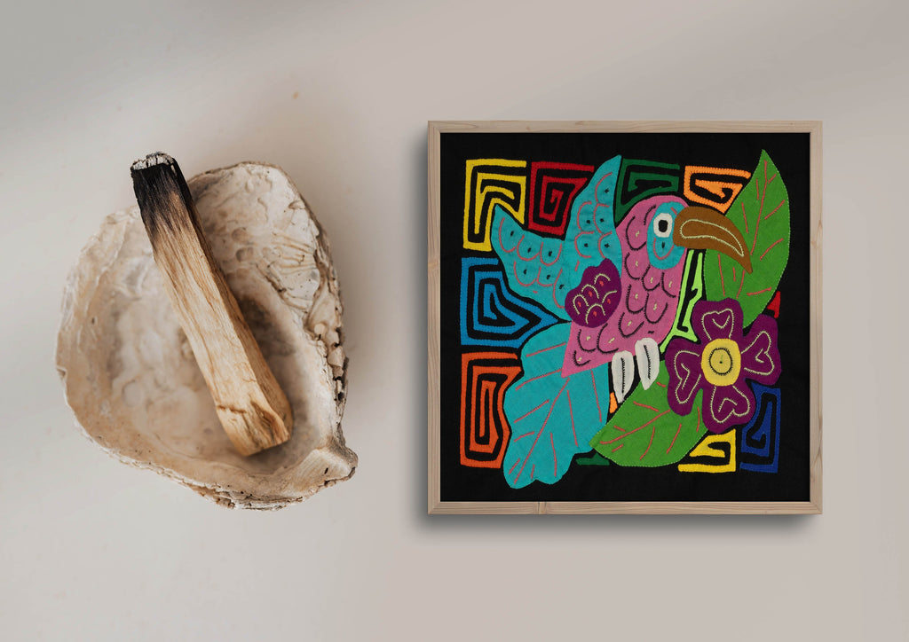 Multi-Color Hummingbird Bird Blue And Pink Molita