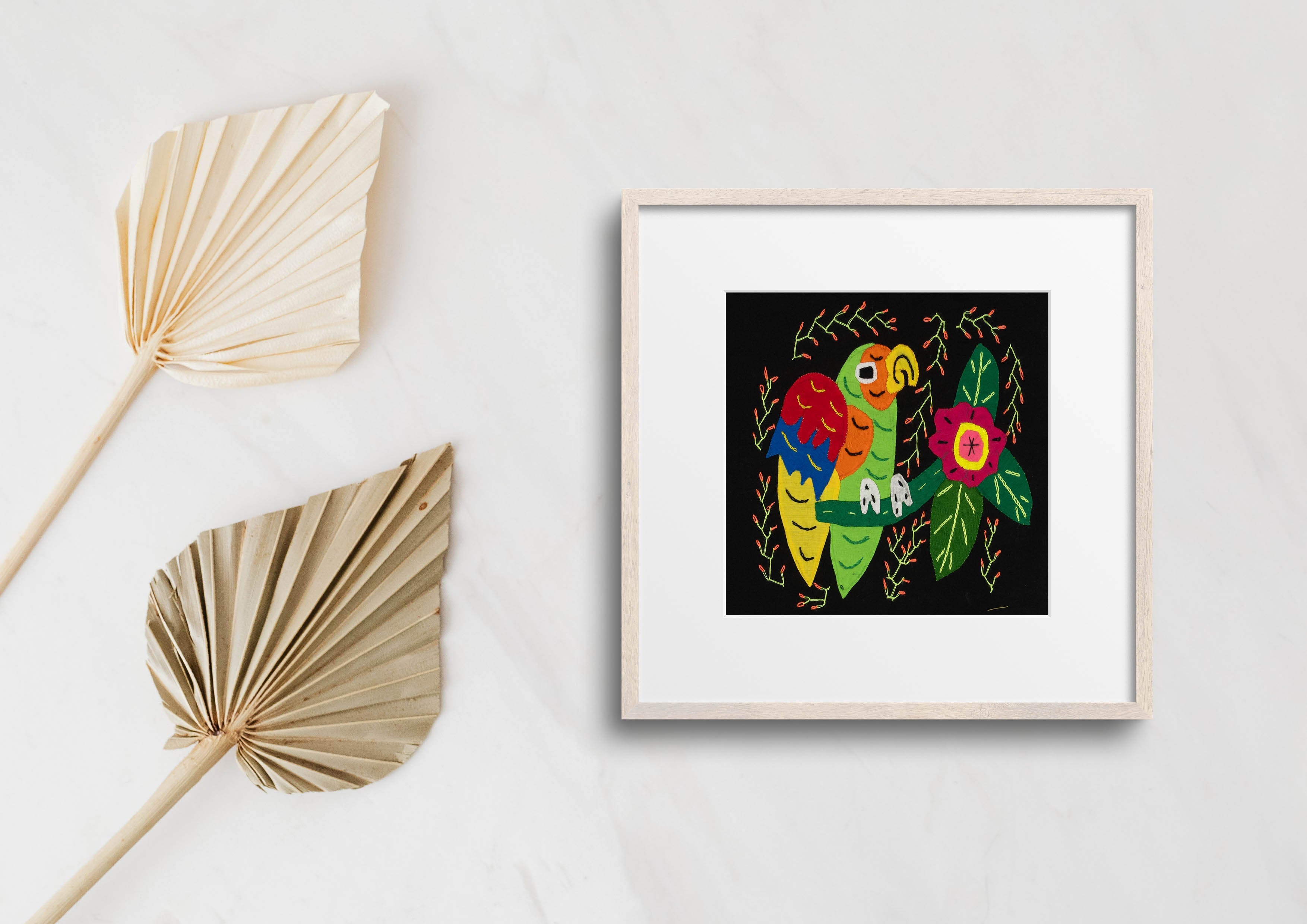 Multi-Color Parrot Bird Red And Green Molita