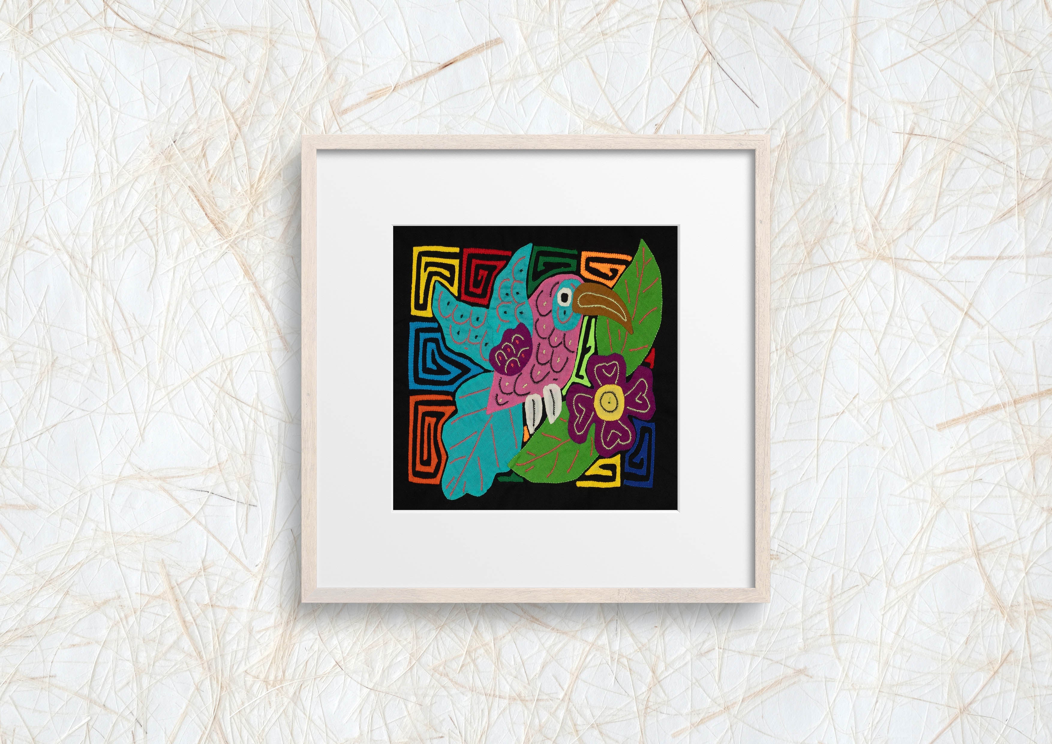 Multi-Color Hummingbird Bird Blue And Pink Molita